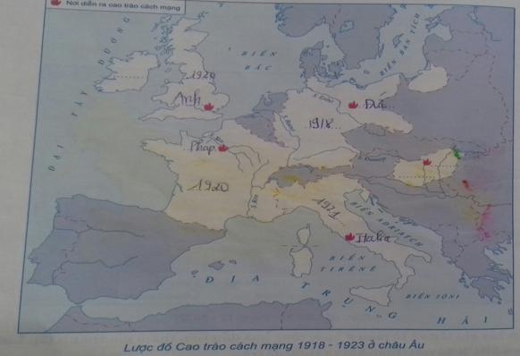 Giải Tập bản đồ Lịch Sử 8 bài 17: Châu Âu giữa hai cuộc chiến tranh thế giới (1918 - 1939)