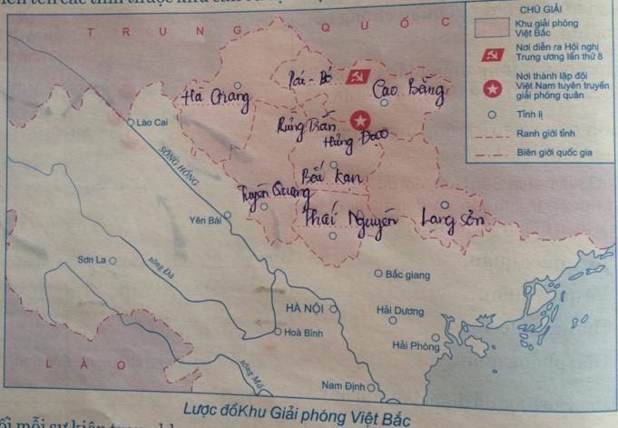 Giải Tập bản đồ Lịch Sử 9 bài 22: Cao trào cách mạng tiến tới tổng khởi nghĩa tháng Tám năm 1945