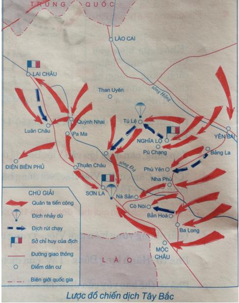 Giải Tập bản đồ Lịch Sử 9 bài 26: Bước phát triển mới của cuộc kháng chiến toàn quốc chống thực dân Pháp (1950-1953)