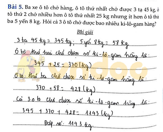 Cùng em học Toán lớp 4 Tuần 12