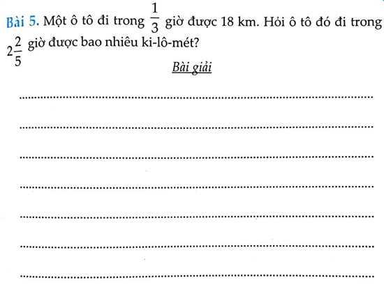 Cùng em học Toán lớp 5 Tuần 12