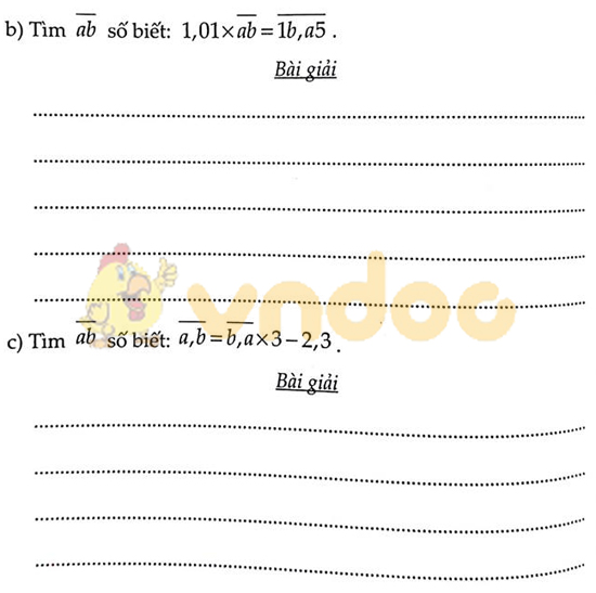 Cùng em học Toán lớp 5 Tuần 12 