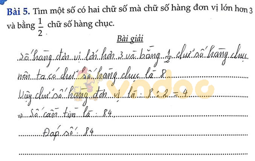 Đề bài Cùng em học Toán lớp 3 Tuần 16 - Đề 2: