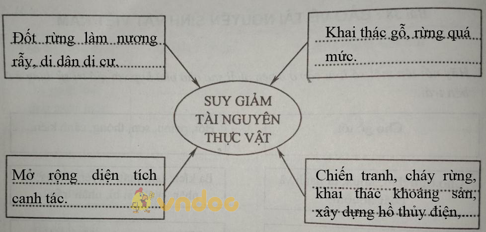 Giải vở bài tập Địa Lý 8 bài 38: Bảo vệ tài nguyên sinh vật Việt Nam