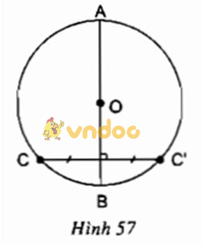 Giải bài tập SGK Toán lớp 9 bài 1: Sự xác định đường tròn. Tính chất đối xứng của đường tròn