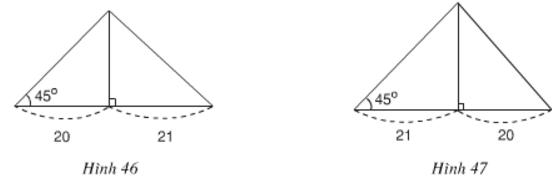 Giải bài tập SGK Toán lớp 9 bài: Ôn tập Chương I – Hệ thức lượng giác trong tam giác vuông