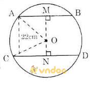 Giải bài tập Toán lớp 9 bài 3: Liên hệ giữa dây và khoảng cách từ tâm đến dây
