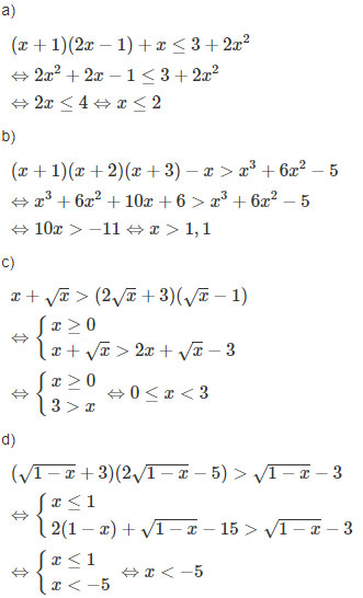 Giải bài tập Toán 10 SBT bài 2 chương 4