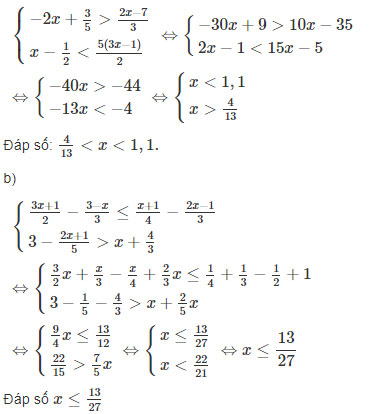 Giải bài tập Toán 10 SBT bài 2 chương 4