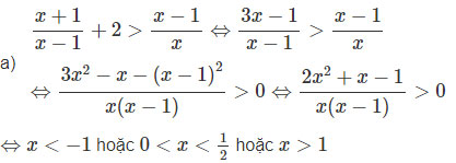 Giải bài tập Toán 10 SBT bài 5 chương 4