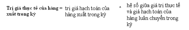 Phương pháp tính giá vốn bán hàng
