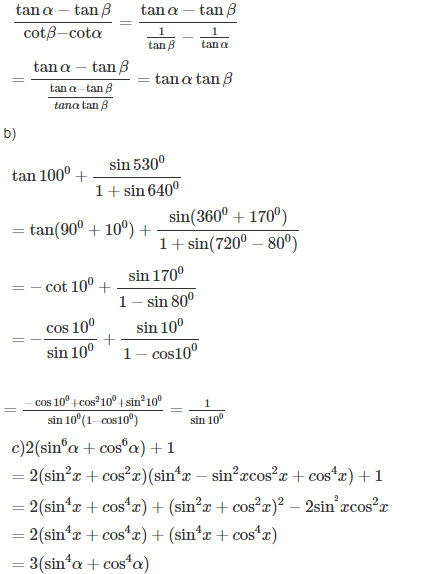 Giải bài tập Toán 10 SBT bài 2 chương 6
