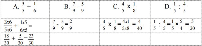 Đề thi giữa học kì 1 môn Toán lớp 5