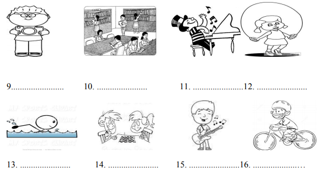 Đề thi hk1 lớp 4 môn Tiếng Anh