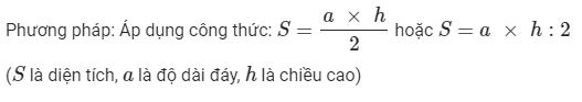 Hình tam giác. Diện tích hình tam giác