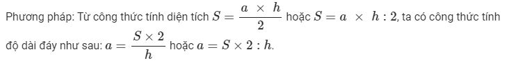 Hình tam giác. Diện tích hình tam giác