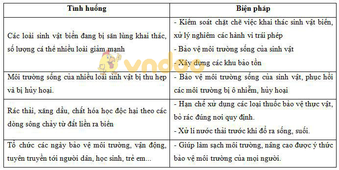 bảo vệ hệ sinh thái biển Lý thuyết Sinh học lớp 9 bài 60: Bảo vệ đa dạng các hệ sinh thái