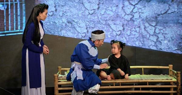 Đóng vai là người hàng xóm của Vũ Nương kể lại Chuyện người con gái Nam Xương