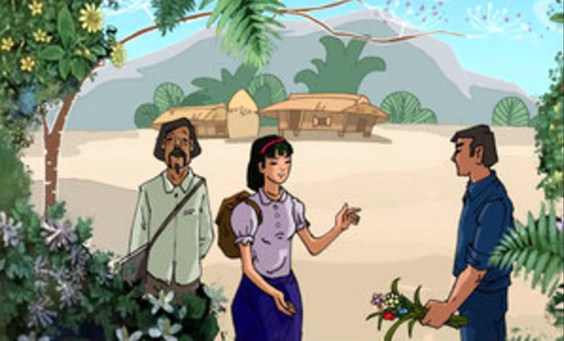 Đóng vai cô kĩ sư kể lại văn bản Lặng lẽ Sapa