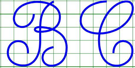 Tập viết chữ hoa B, C