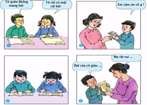 Tập làm văn: Kể ngắn theo tranh. Luyện tập về thời khóa biểu