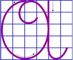 Tập viết: Chữ hoa A (kiểu 2)