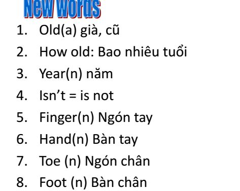 Bài giảng tiếng anh 3