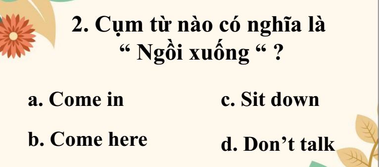 Bài giảng môn tiếng anh lớp 3