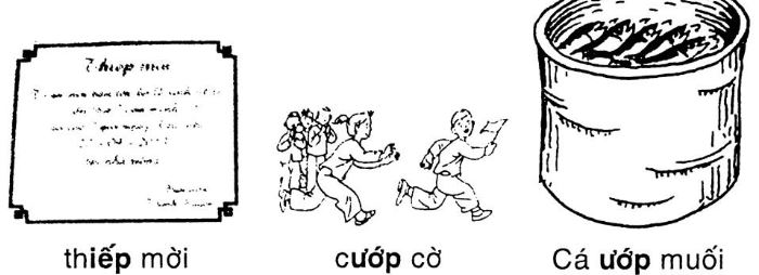 Giải vở bài tập Tiếng Việt 1 bài 89: iêp ươp