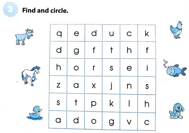 Bài tập cuối tuần lớp 1 môn tiếng Anh