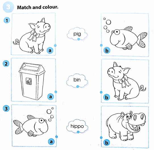 Phiếu bài tập cuối tuần môn Tiếng Anh lớp 1 - Tuần 22