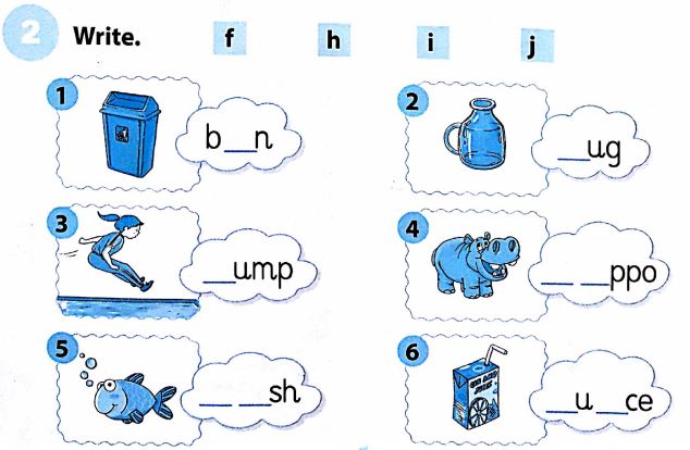 Phiếu bài tập cuối tuần môn Tiếng Anh lớp 1 - Tuần 25