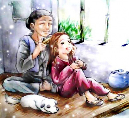 Biểu cảm về bà của em