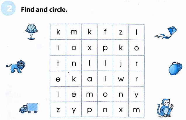 Phiếu bài tập cuối tuần môn Tiếng Anh lớp 1 - Tuần 29