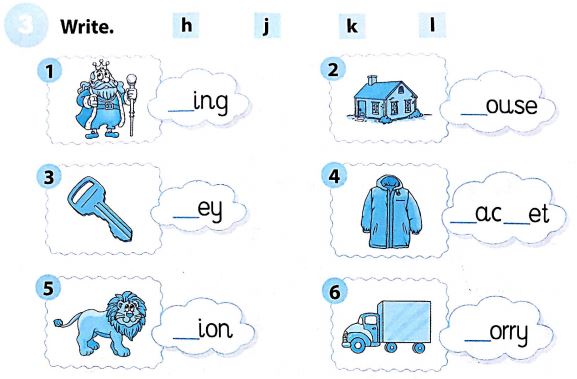 Phiếu bài tập cuối tuần môn Tiếng Anh lớp 1 - Tuần 30