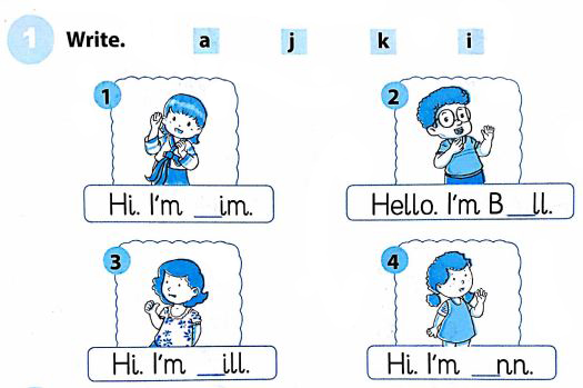 Phiếu bài tập cuối tuần môn Tiếng Anh lớp 1 - Tuần 34