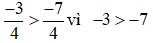So sánh phân số