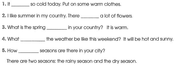 Bài tập cuối tuần môn Tiếng Anh lớp 5 - Tuần 30