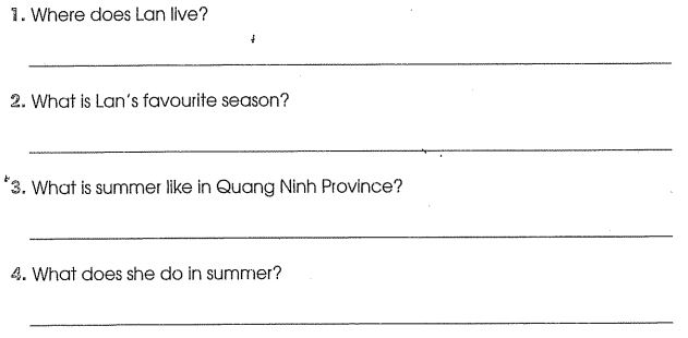 Bài tập cuối tuần môn Tiếng Anh lớp 5 - Tuần 30