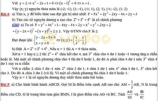 Đề thi chọn học sinh giỏi lớp 9 môn Toán trường THCS Hoàng Xuân Hãn, Hà Tĩnh năm học 2018 - 2019 (vòng 2)