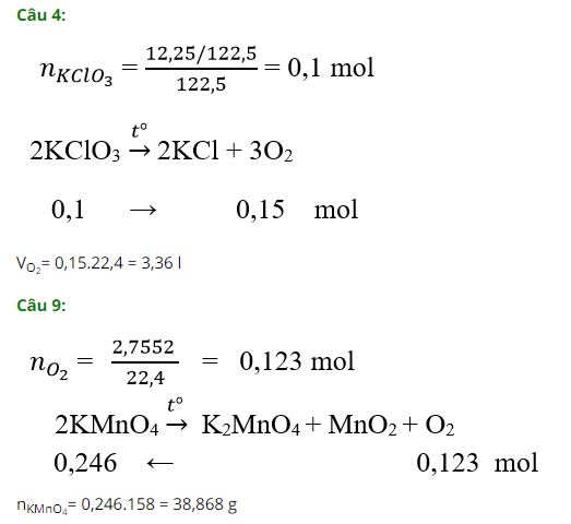 Trắc nghiệm Hóa 8