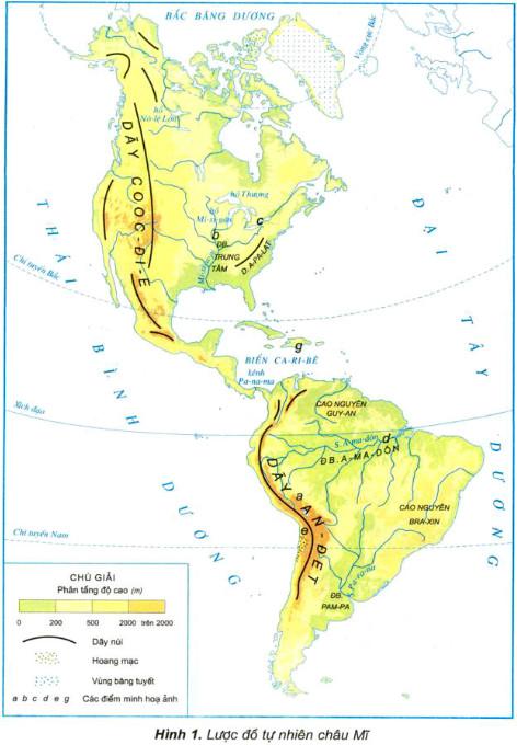 Giải Vở bài tập Địa lý lớp 5 bài 25: Châu Mĩ
