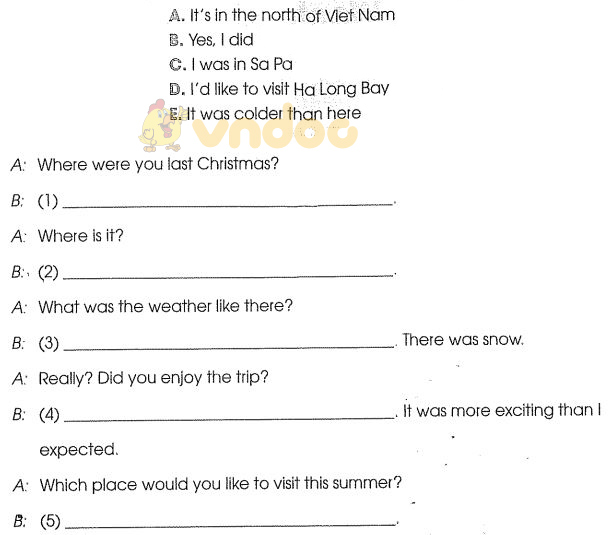 Bài tập cuối tuần môn Tiếng Anh lớp 5 - Tuần 35