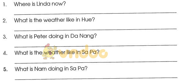 Bài tập cuối tuần môn Tiếng Anh lớp 3 - Tuần 32