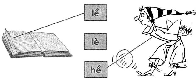 Giải vở bài tập Tiếng Việt 1 bài 8: l h