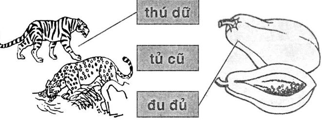 Giải vở bài tập Tiếng Việt 1 bài 17: u ư