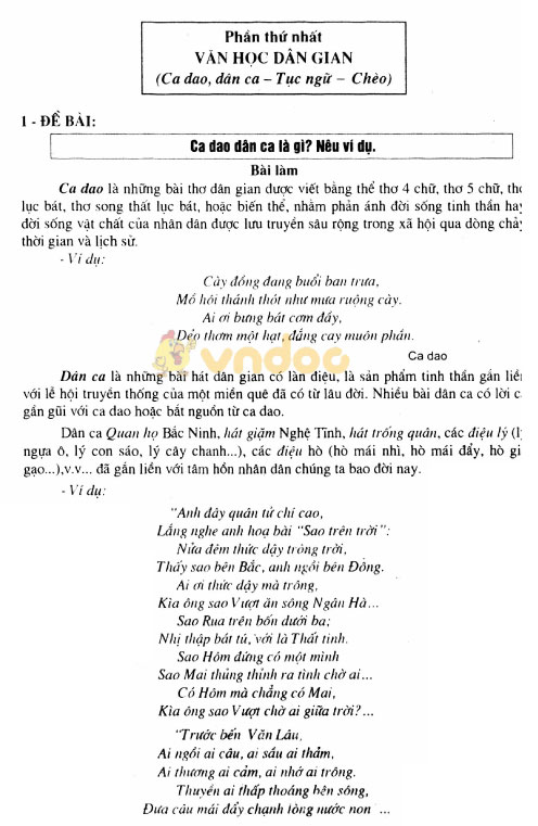 162 Đề và bài làm văn lớp 7 chọn lọc