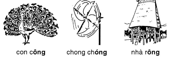 Giải vở bài tập Tiếng Việt 1 bài 52: ong ông