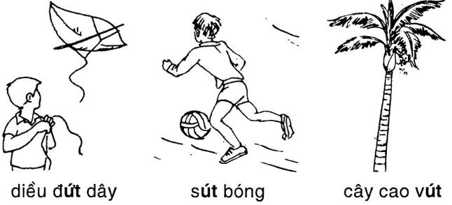 Giải vở bài tập Tiếng Việt 1 bài 72 ut ưt