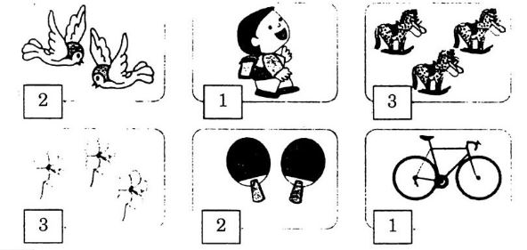 Giải Vở bài tập Toán 1 bài 7: LUYỆN TẬP